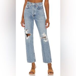 AGOLDE 90s mid-rise loose jeans in Wander